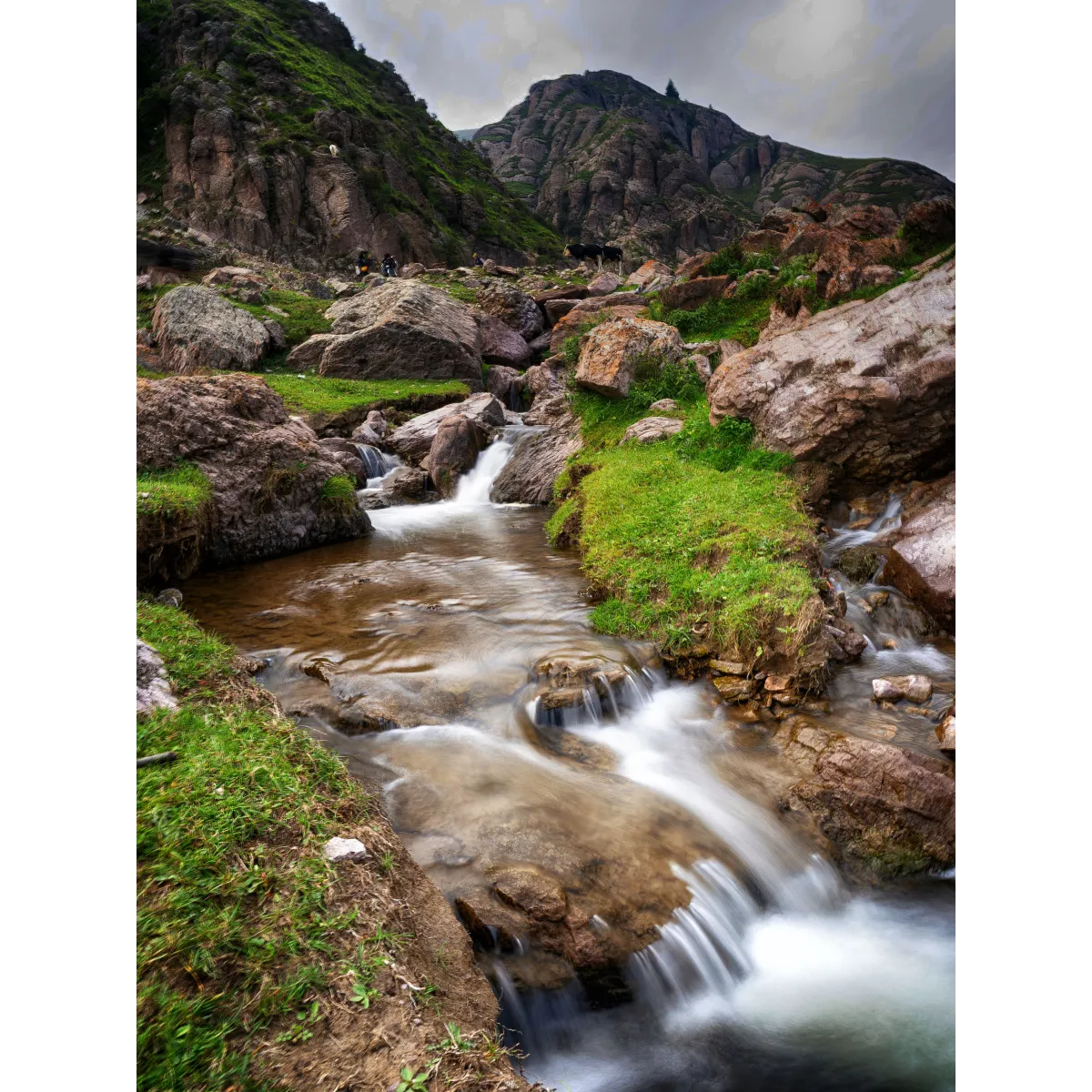 Flowing Over Stones